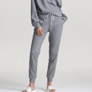 NWT Varley Kelvin Jogger Waffle Knit Sweatpants in Grey Marl, Small